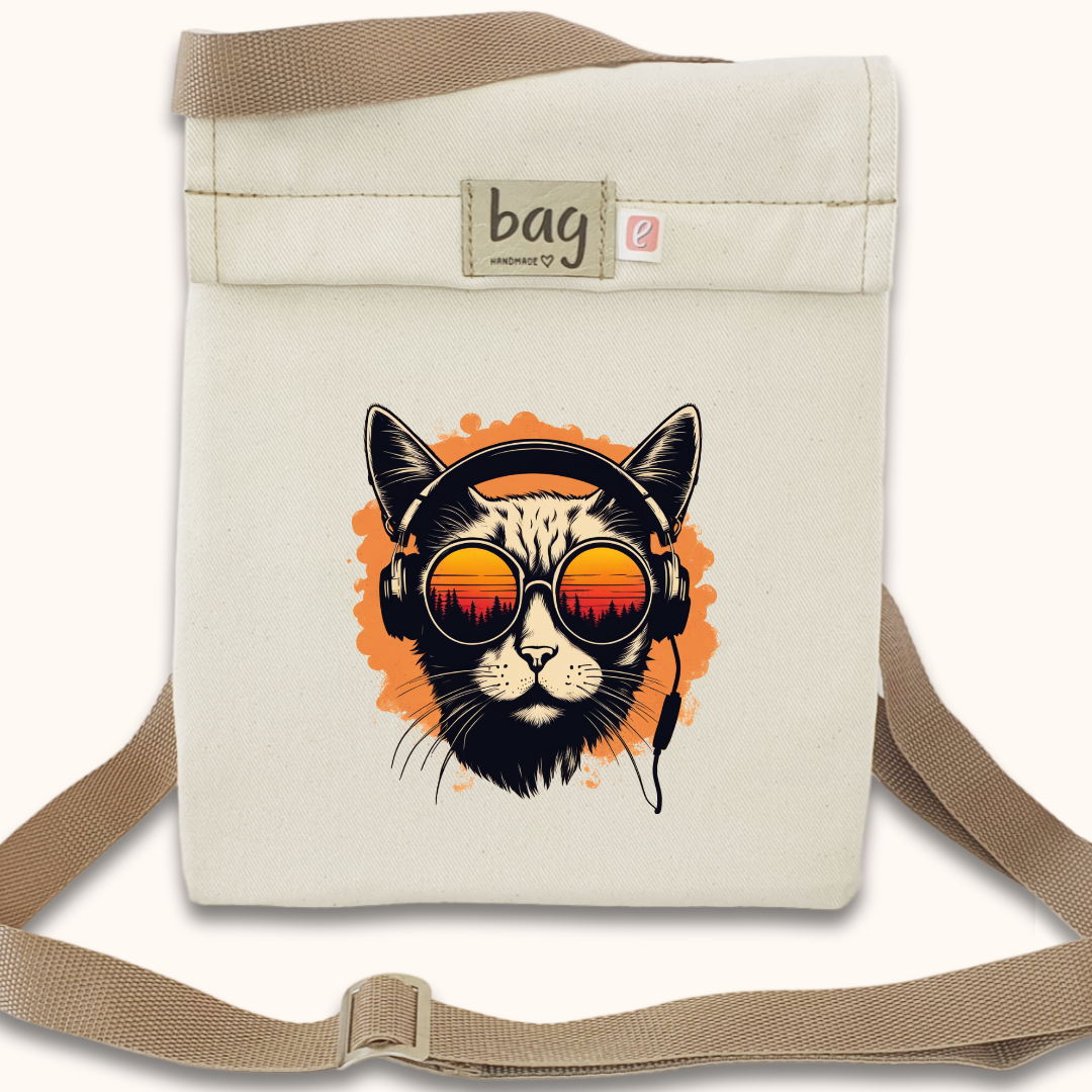 Lunch Bag-e Natural Cool Cat