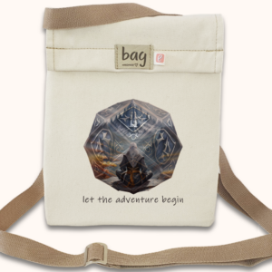 Lunch Bag-e Natural D20 High Elf