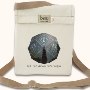 Lunch Bag-e Natural D20 Wood Elf