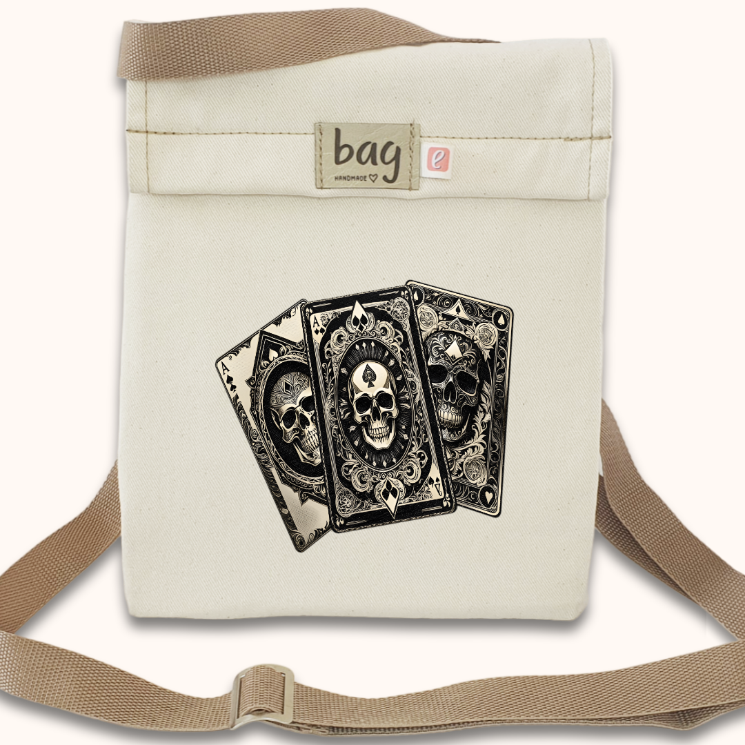 Lunch Bag-e Natural Skull Cards