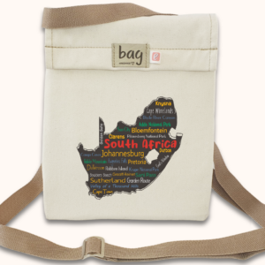 Lunch Bag-e Natural South Africa Map